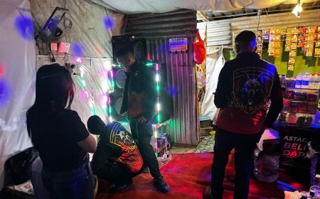 Polres Gresik Tertibkan Peredaran Miras Ilegal di Menganti, Warung Karaoke Diperiksa