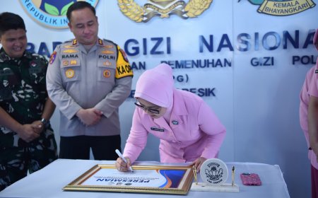 SPPG Polres Gresik Bedilan Diresmikan, Perkuat Kolaborasi Gizi Nasional