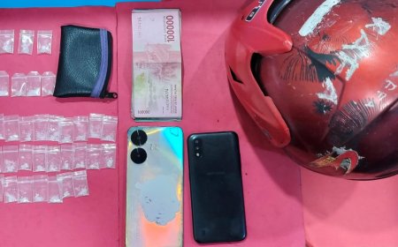 Tiga Terduga Pengedar Narkoba Diamankan Polres Pelabuhan Tanjungperak di Sawah Pulo