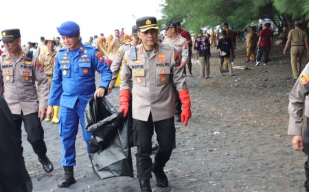 Polresta Banyuwangi Ajak Masyarakat Jaga Wisata Tetap Aman dan Bersih