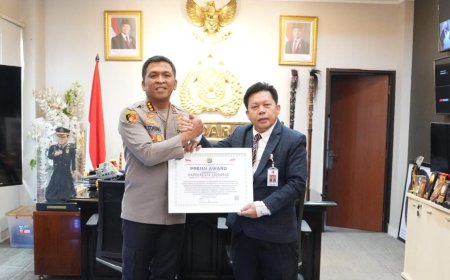 Polresta Sidoarjo Raih Presisi Award dari Lemkapi