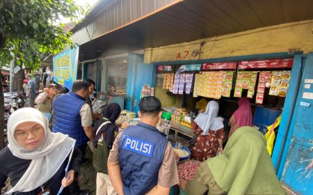 Satgas Pangan Polres Lumajang Lakukan Monitoring Rutin Harga Bapokting