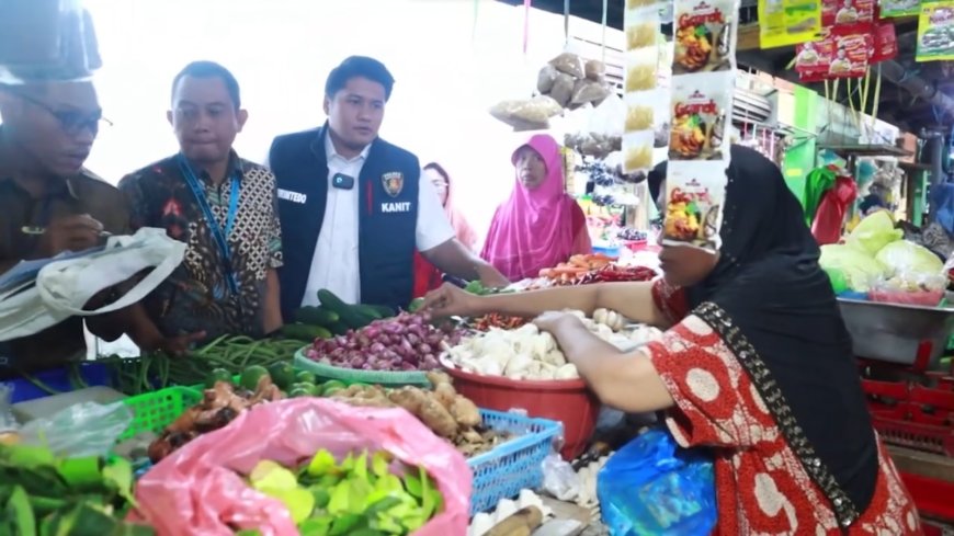 Satgas Pangan Polres Tanjungperak Jamin Ketersediaan Bapokting Jelang Ramadhan