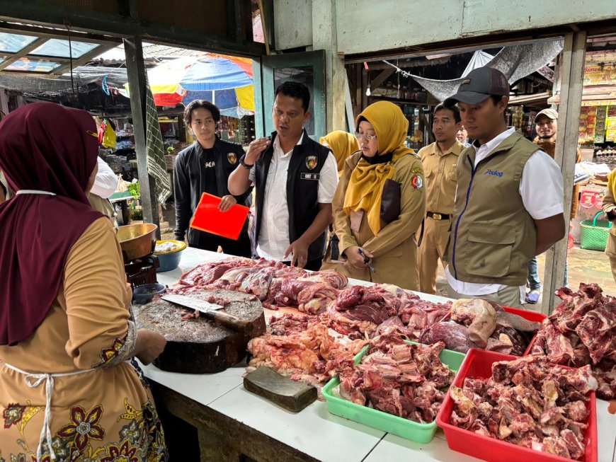 Satgas Saber Polres Bojonegoro Bersama TPID Sidak Harga Sembako Jelang Ramadhan   