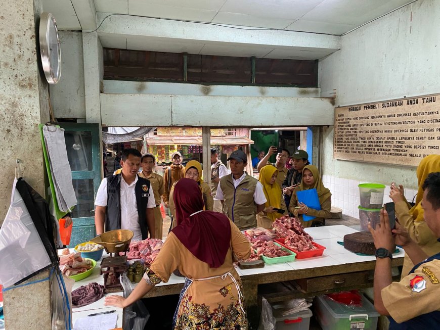Polres Bojonegoro Bersama TPID Cek Harga Sembako Jelang Bulan Ramadhan