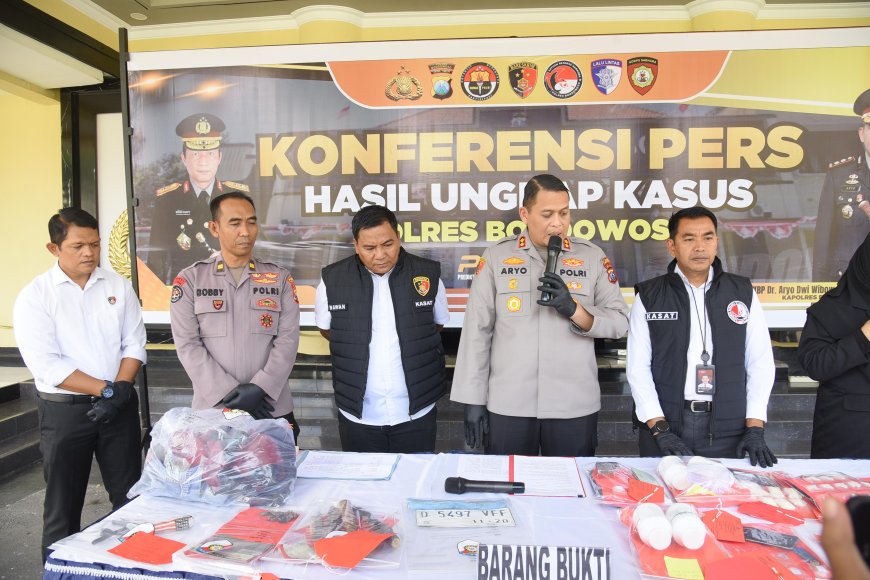 Polres Bondowoso Ungkap Curanmor, 3 Tersangka dan 11 Motor Diamankan