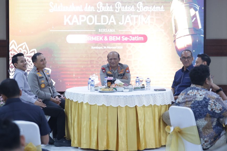 Silaturahmi Ramadan, Kapolda Jatim Satukan OKP dan ORMEK