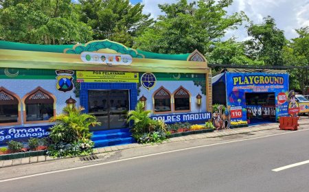 Layanan Mudik Polres Madiun, Sediakan Fasilitas Playground hingga Bengkel Gratis
