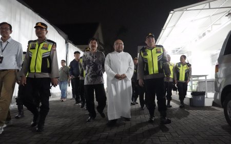 Kapolres Mojokerto Kota Cek Langsung Pengamanan Gereja
