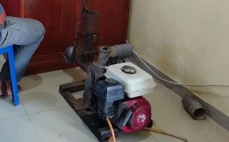 Pelaku Curi Pompa Air Sawah Diamankan Polisi