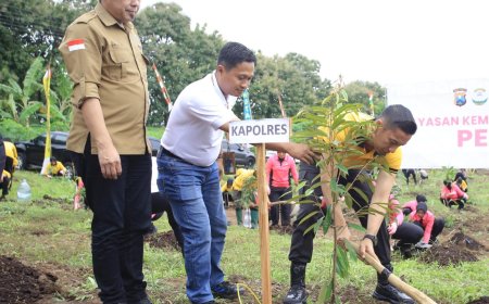 Polres Madiun dan Perhutani Bergerak Hijau untuk Bumi