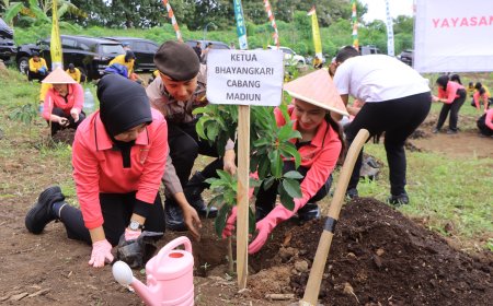 Polres Madiun dan Perhutani Kompak Jaga Kelestarian Alam
