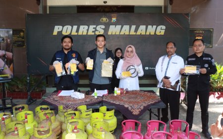 Gudang Pengoplos LPG Subsidi Digerebek Polisi di Kepanjen