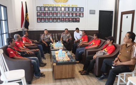 Polres Madiun Kota Bangun Komunikasi dengan Serikat Buruh