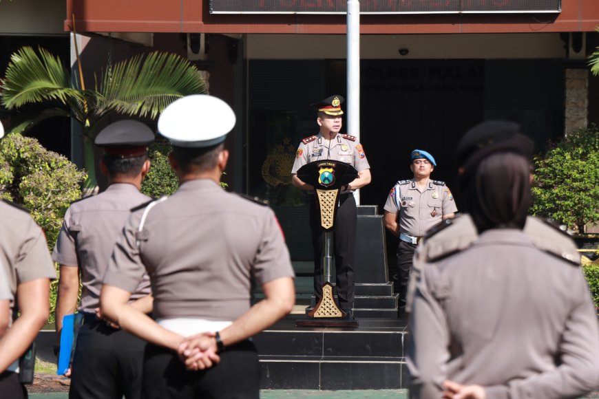 Polres Malang Ungkap Tingginya Arus Kendaraan Saat Lebaran