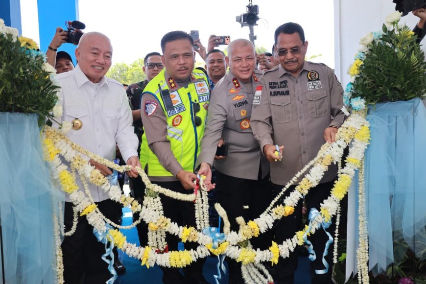 Kakorlantas Polri Tandai Peresmian Safety Driving Center Polda Kalsel