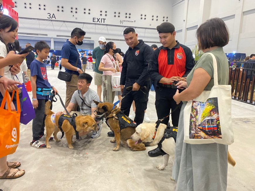 Polisi K-9 Hadir Lebih Dekat dengan Masyarakat di Pet Adventure Wonderland