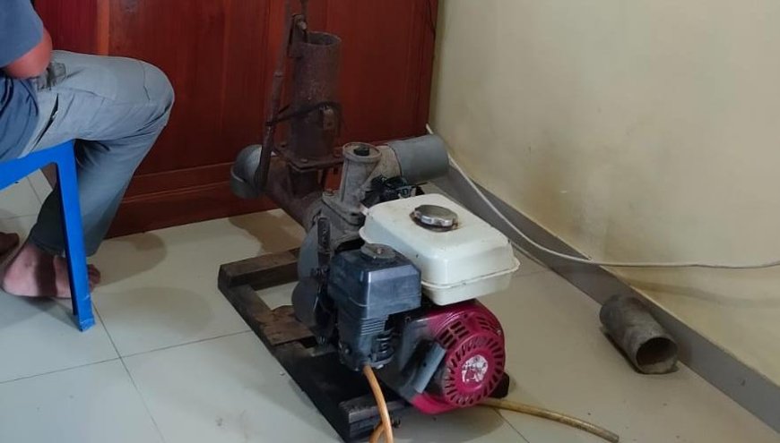 Pelaku Curi Pompa Air Sawah Diamankan Polisi