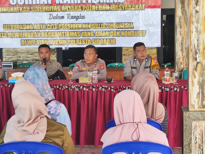 Curhat Kamtibmas Polresta Sidoarjo Pererat Hubungan dengan Warga