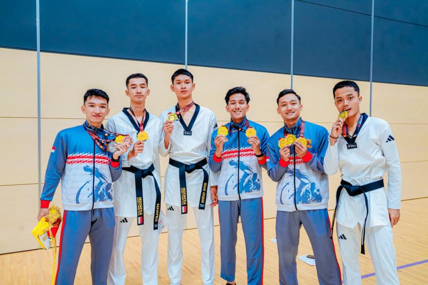 Tim Taekwondo Polri Raih Kejayaan di Negeri Sakura
