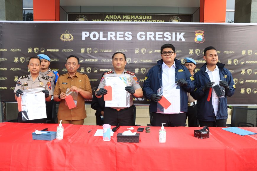 Polres Gresik Ungkap Penipuan ASN Berkedok Orang Dalam