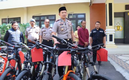 Komplotan Pencuri Sepeda Kini Jalani Proses Hukum
