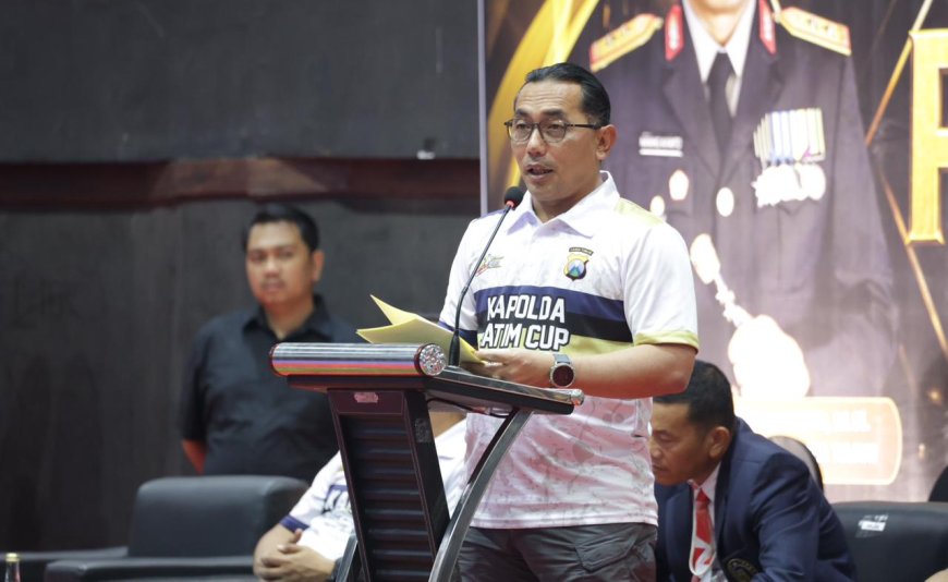 Hari Bhayangkara ke - 80, Polda Jatim Buka Kejuaraan Karate Kapolda Cup 2026 Momentum Lahirkan Atlet Berprestasi